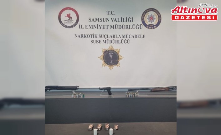 Samsun'da eş zamanlı uyuşturucu operasyonunda 9 kişi gözaltına alındı