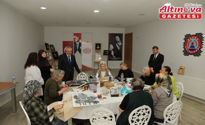 Bafra'da geleneksel el sanatları atölyelerde yaşatılmaya çalışılıyor