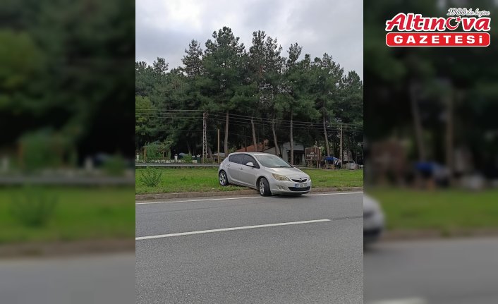 Samsun'da iki otomobilin çarpıştığı kazada 2 kişi yaralandı