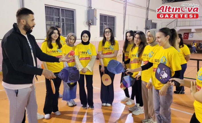 Samsun'da pickleball etkinliği düzenlendi