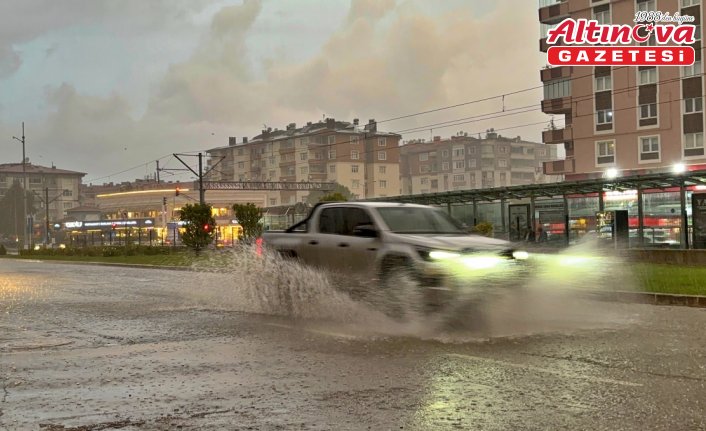 Samsun'da sağanak etkili oldu