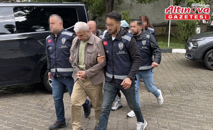 Samsun'da tefecilik operasyonunda yakalanan 3 şüpheli adliyede