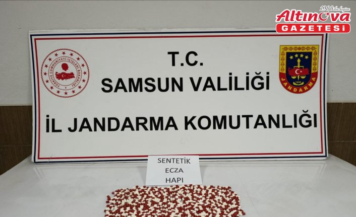 Samsun'da uyuşturucu bulunan aracın sürücüsü gözaltına alındı