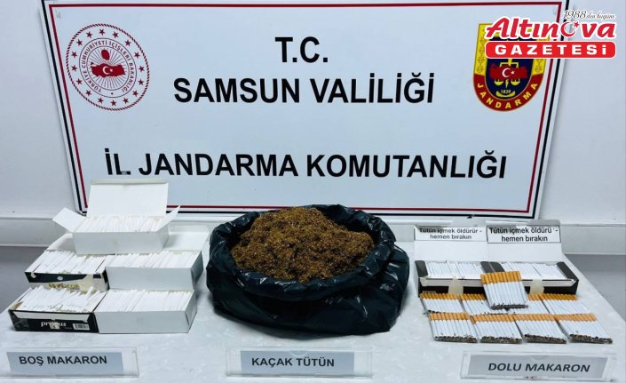 Samsun'da uyuşturucu ve kaçakçılık operasyonunda 2 zanlı yakalandı