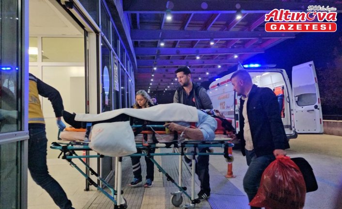 Serinova Belde Belediye Başkanı Çakmak Çorum'daki trafik kazasında yaralandı