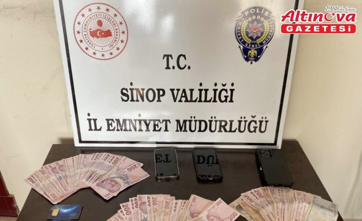 Sinop'ta sahte altın operasyonunda yakalanan 2 zanlı tutuklandı