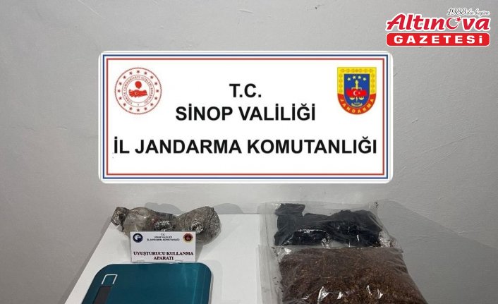 Sinop’ta uyuşturucu operasyonunda 2 zanlı yakalandı