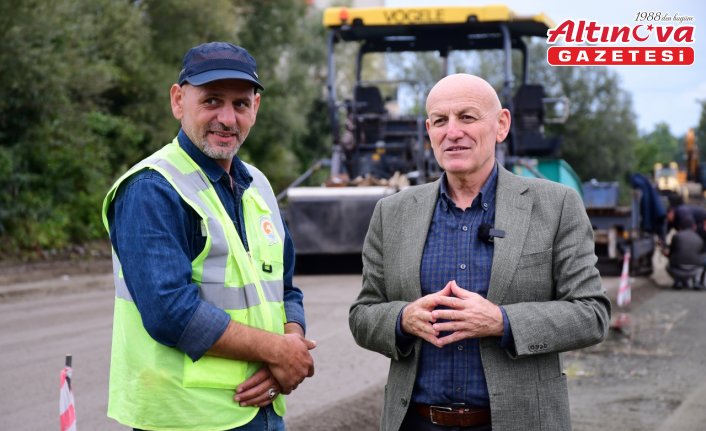 Terme'de 25 metrelik yeni bulvar için çalışmalar başladı