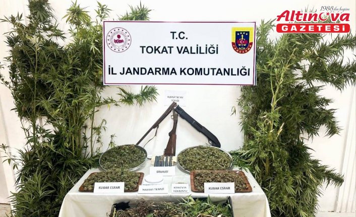 Tokat'ta 4 kilo 578 gram kubar esrar ele geçirildi