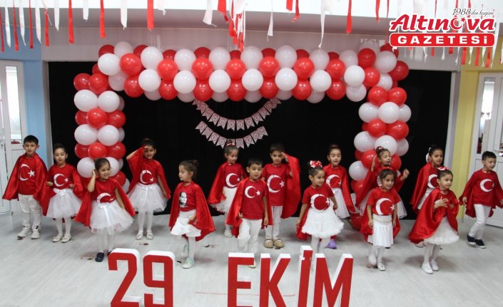 Tokat'ta anaokulu öğrencileri 29 Ekim Cumhuriyet Bayramı'nı kutladı