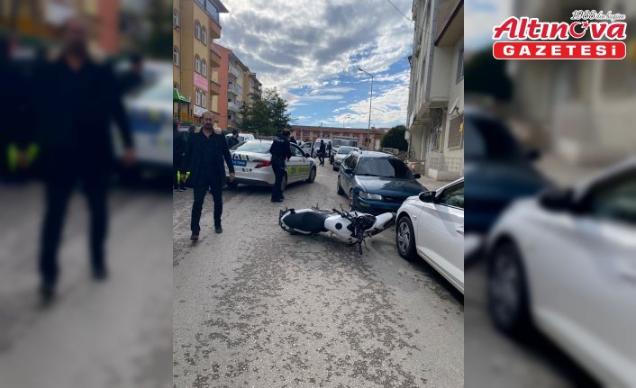 Tokat'ta “dur“ ihtarına uymayan motosiklet sürücüsü 2 polisi yaraladı