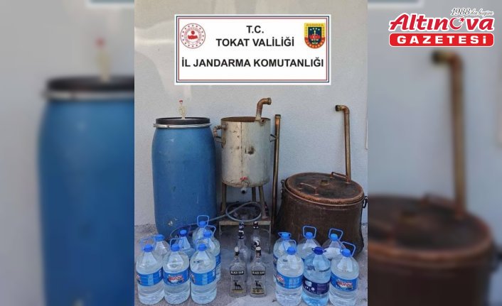 Tokat'ta iki ayda 292 litre sahte içki ele geçirildi
