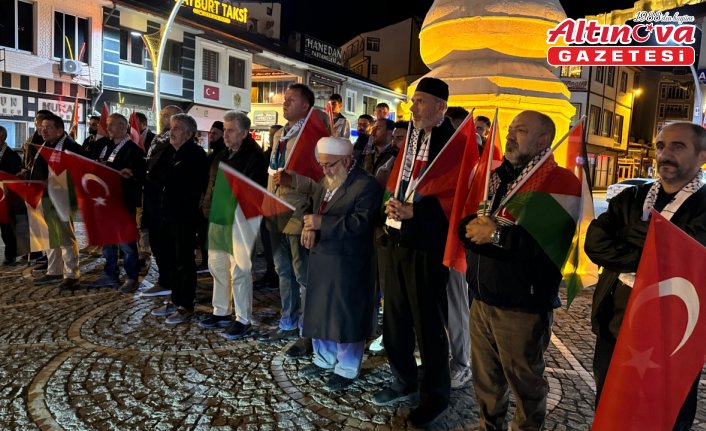 Trabzon ve çevre illerde İsrail'in Küresel Sumud Filosu'na saldırılarına tepki