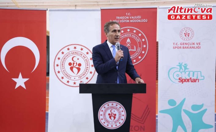 Trabzon'da okul sporları açılış töreni yapıldı
