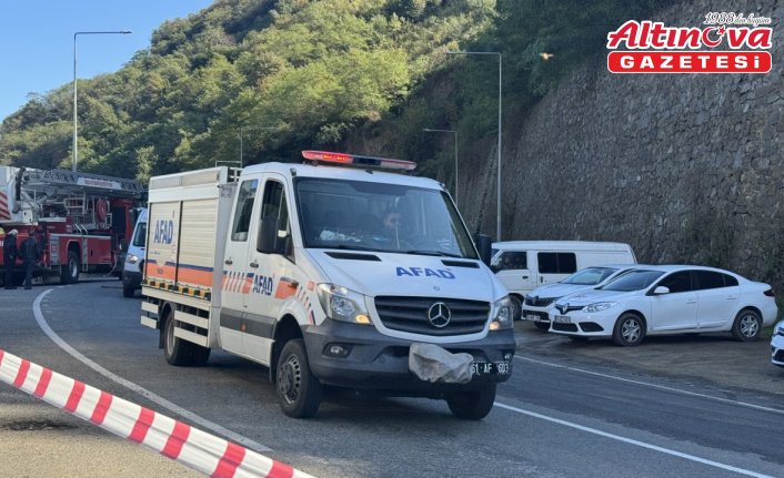 Trabzon'da sel ve heyelan tatbikatları yapıldı