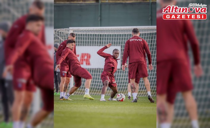 Trabzonspor, Eyüpspor maçı hazırlıklarını sürdürdü