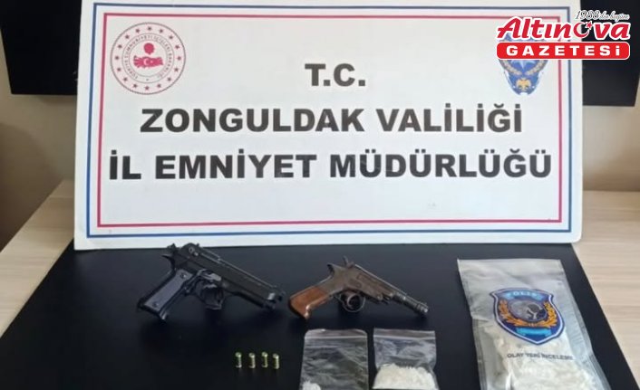 Zonguldak'ta uyuşturucu operasyonunda yakalanan şüpheli tutuklandı