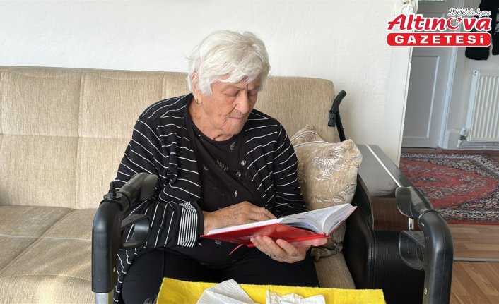 97 yaşındaki Hanife teyze 30 yıldır günlük tutuyor