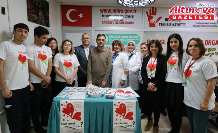 Amasya’da organ bağışı bilgilendirme standı açıldı