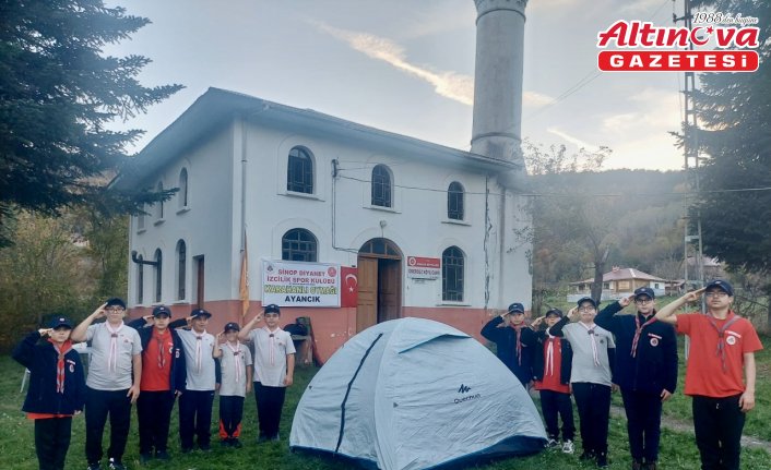Ayancık'ta izcilere eğitim verildi