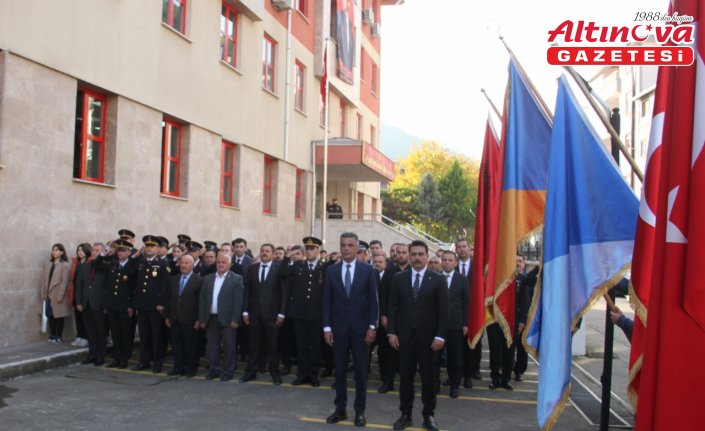 Büyük Önder Atatürk ebediyete intikalinin 87. yılında Giresun'un ilçelerinde anıldı