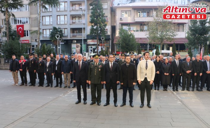 Büyük Önder Atatürk ebediyete intikalinin 87. yılında Of'ta anıldı