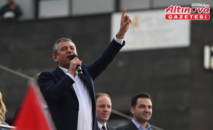 CHP Genel Başkanı Özel, partisinin Zonguldak mitinginde konuştu: