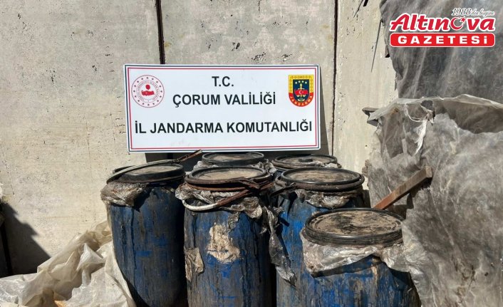 Çorum'da 130 bin 500 makaron ele geçirildi