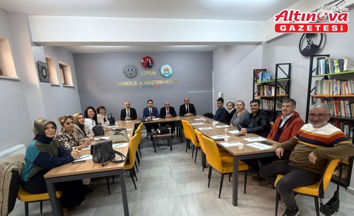 Çorum'da “Güvenli Adımlar Projesi“ tanıtıldı