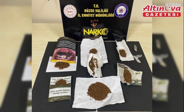 Düzce'de uyuşturucu operasyonunda yakalanan 3 zanlı tutuklandı