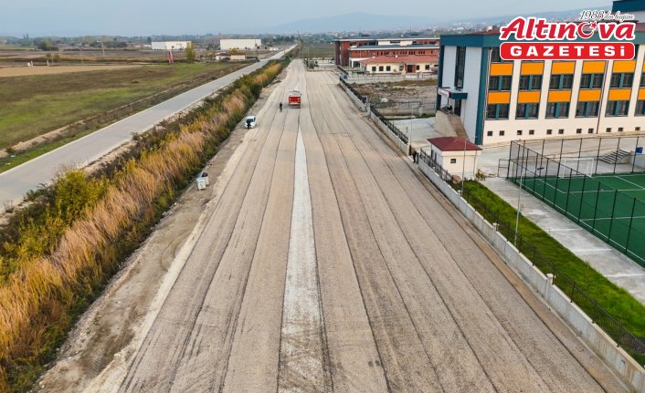 Erbaa'da asfaltlama çalışmaları devam ediyor