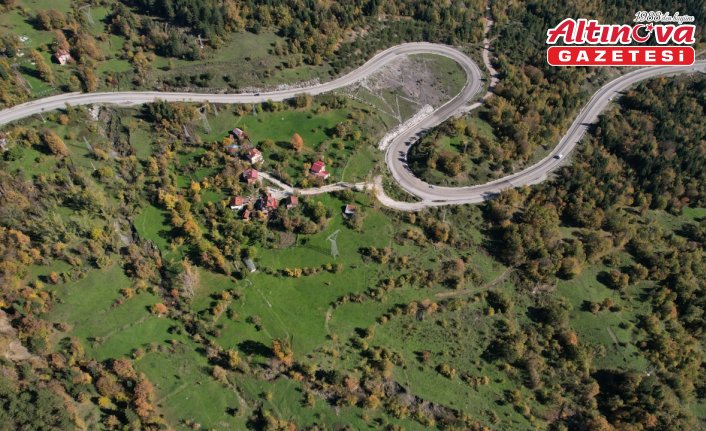 Ersizlerdere Kanyonu Tabiat Parkı'nda sonbaharda renk şöleni yaşanıyor