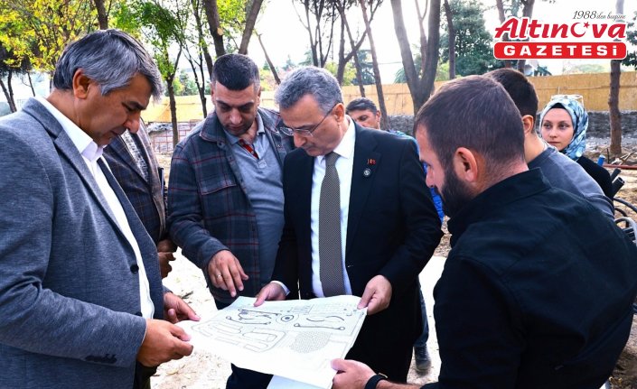 Gazi Kafe Park'ta yenileme çalışmaları sürüyor