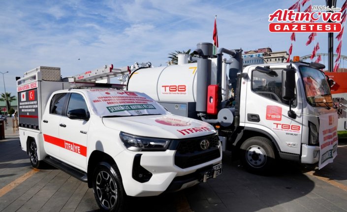 Giresun Belediyesi'ne araç desteği sağlandı