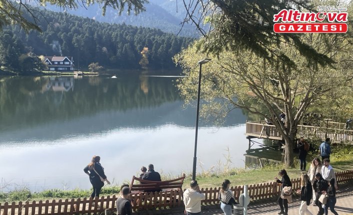 Gölcük Tabiat Parkı'nda sonbahar yoğunluğu