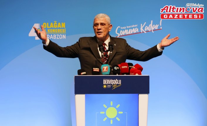 İYİ Parti Genel Başkanı Dervişoğlu, partisinin Trabzon İl Kongresi'nde konuştu: