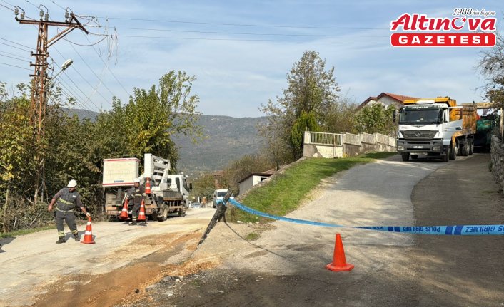 Karabük'te asfaltlama çalışmasında elektrik akımına kapılan işçi öldü