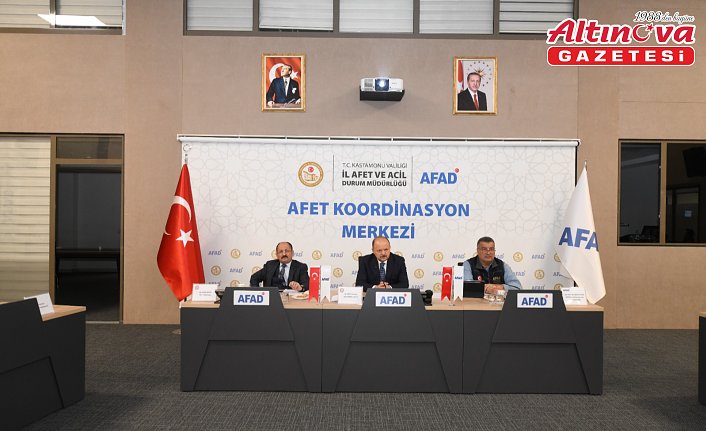 Kastamonu'nun afet riskleri değerlendirildi