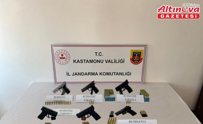 Kastamonu'da havaya ateş açan 6 şüpheli yakalandı