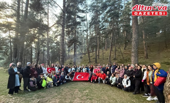 Kunduz Ormanları'nda Cumhuriyet Bayramı doğa yürüyüşü düzenlendi