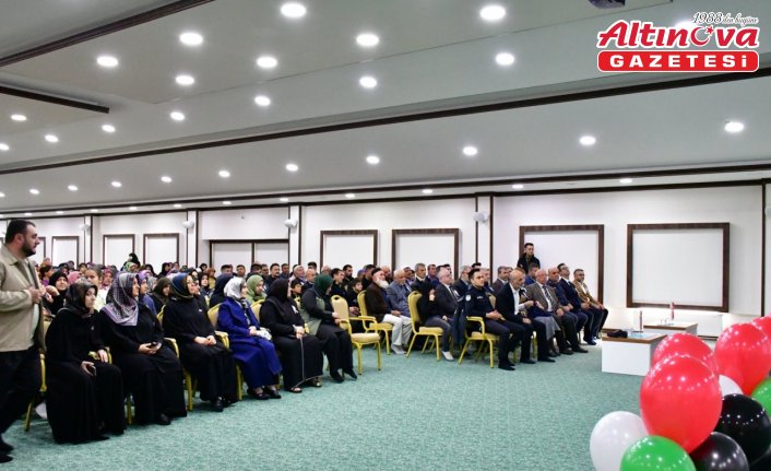 Ladik'te Gazze'ye destek programı düzenlendi