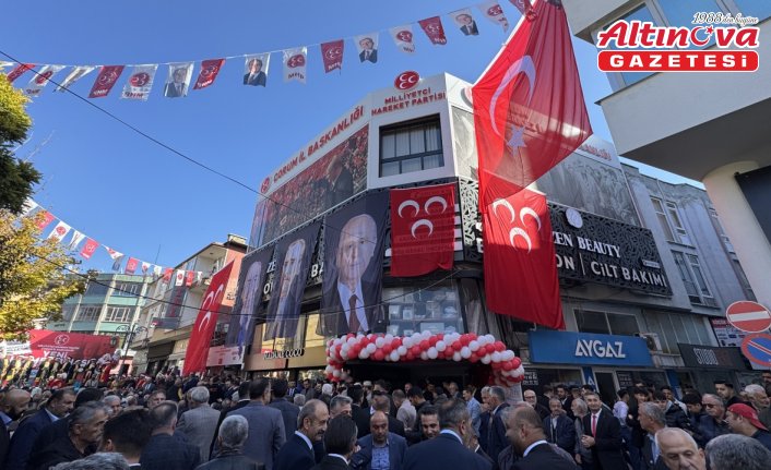 MHP Çorum İl Başkanlığı binası hizmete açıldı