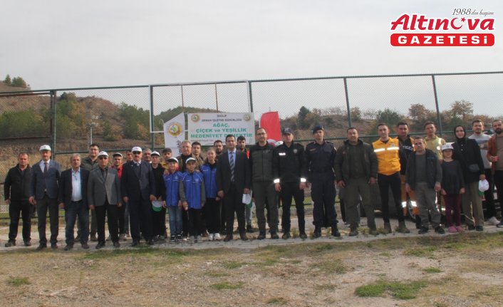 Oğuzlar'da fidan dikim etkinliği düzenlendi