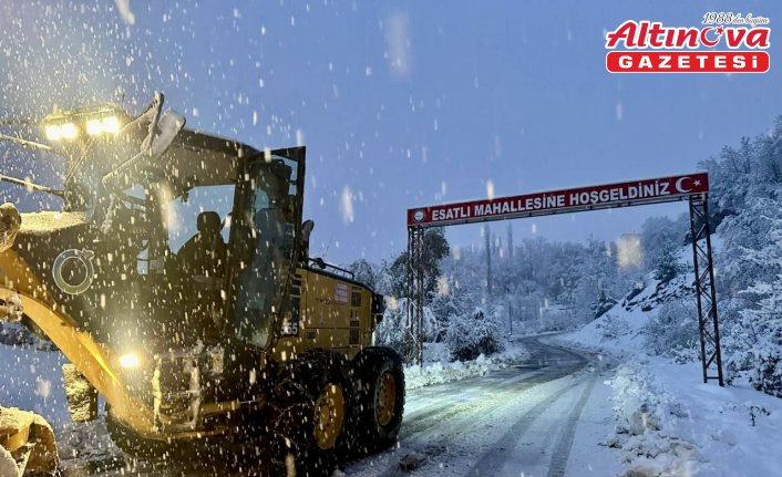 Ordu-Sivas kara yolu kar nedeniyle ulaşıma kapandı