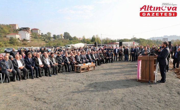 Ordu'da Ünye Yatılı Hafızlık Kur'an Kursunun temeli atıldı