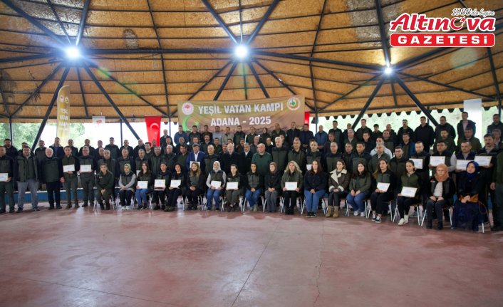 Osmaniye'de orman personeli için düzenlenen doğa kampı sona erdi