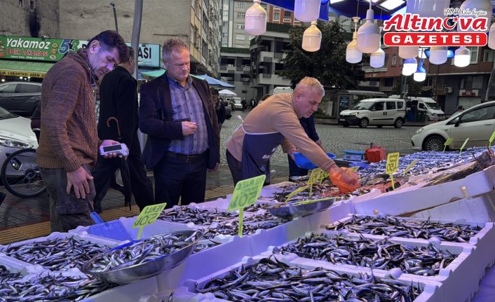 Rize'de hamsinin kilogramı 50 liraya satılıyor
