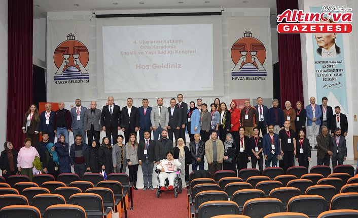 Samsun'da 4. Uluslararası Orta Karadeniz Engelli ve Yaşlı Sağlığı Kongresi başladı