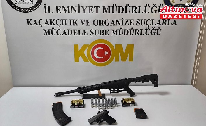 Samsun'da ruhsatsız silah operasyonunda 1 zanlı yakalandı