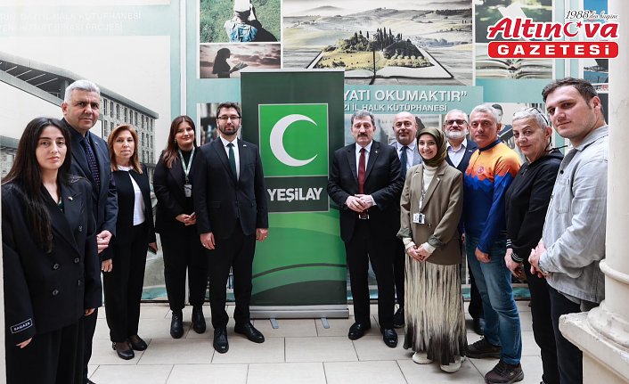 Samsun Valisi Tavlı'dan Yeşilay'a ziyaret